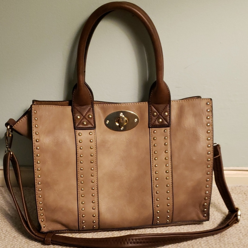 Beige handbag
